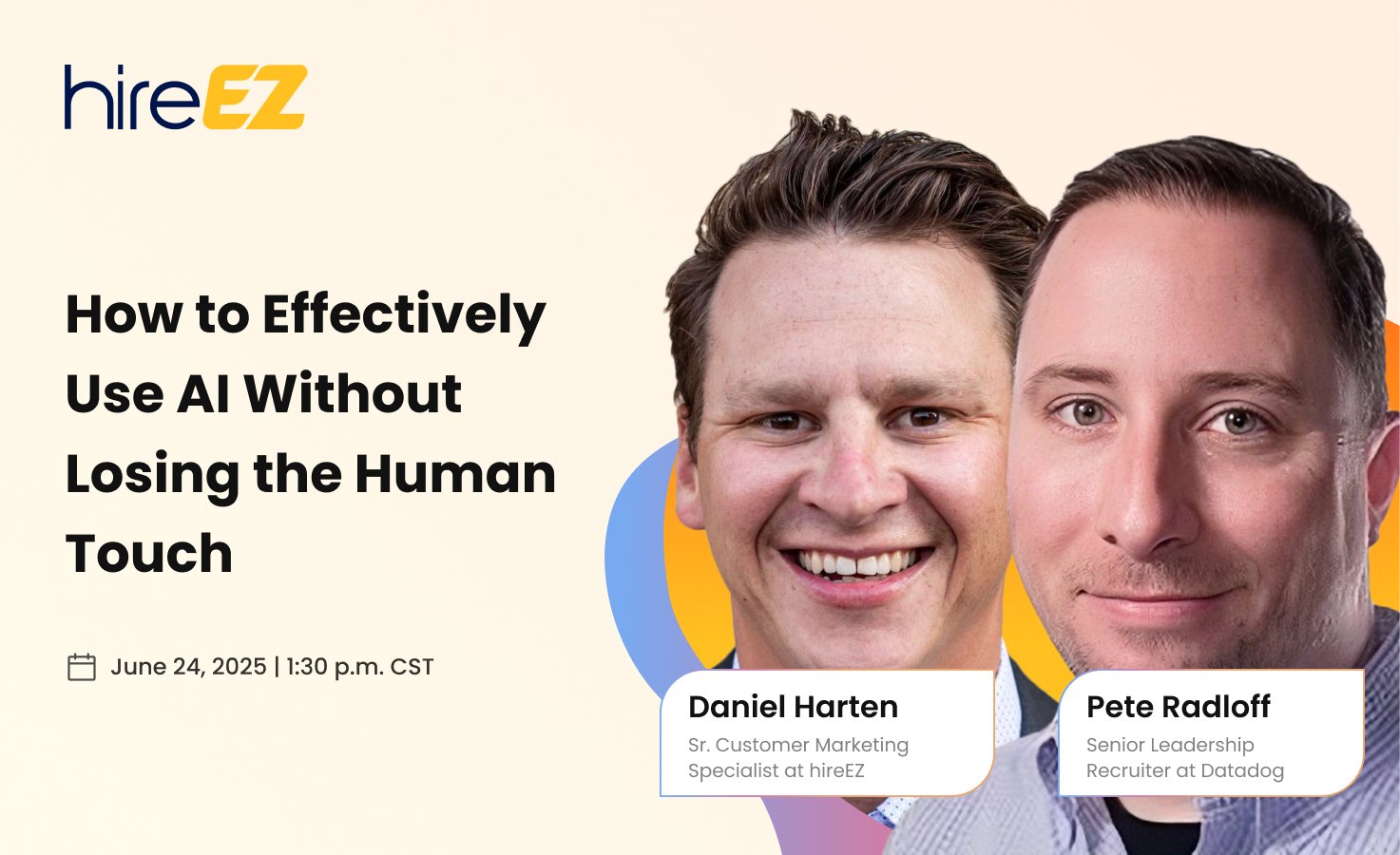 How to effectively use AI without losing the human touch graphic